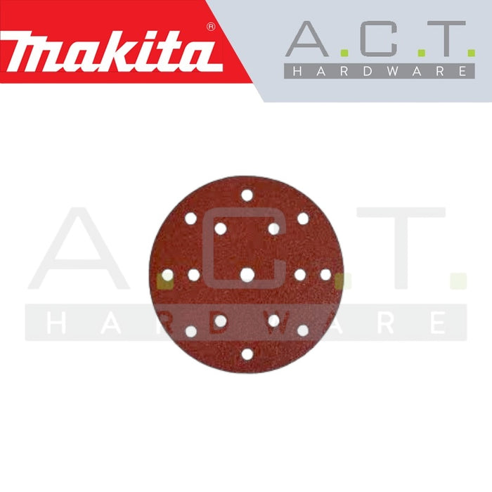 MAKITA ABRASIVE DISC, 15 HOLES FOR WOOD, (10PCS)