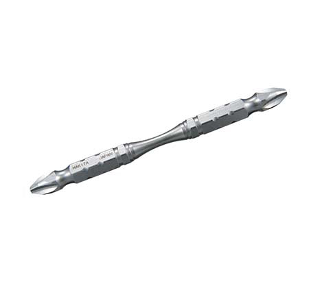 MAKITA 10PC MAGNETIC DOUBLE ENDED SILVER TORSION SCREW BIT SET, PH2, E-FORM, 110MM, B-52037 Secondary image