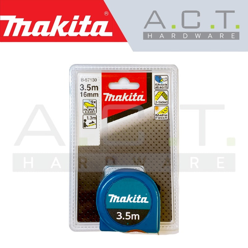 MAKITA MATTE FINISH, 3.5M, TAPE MEASURE, B-57130 Main image