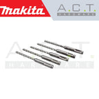 MAKITA T.C.T DRILL BIT SET (5PCS, SAME SIZE) FOR SDS-PLUS HAMMERS/ NEMESIS II
