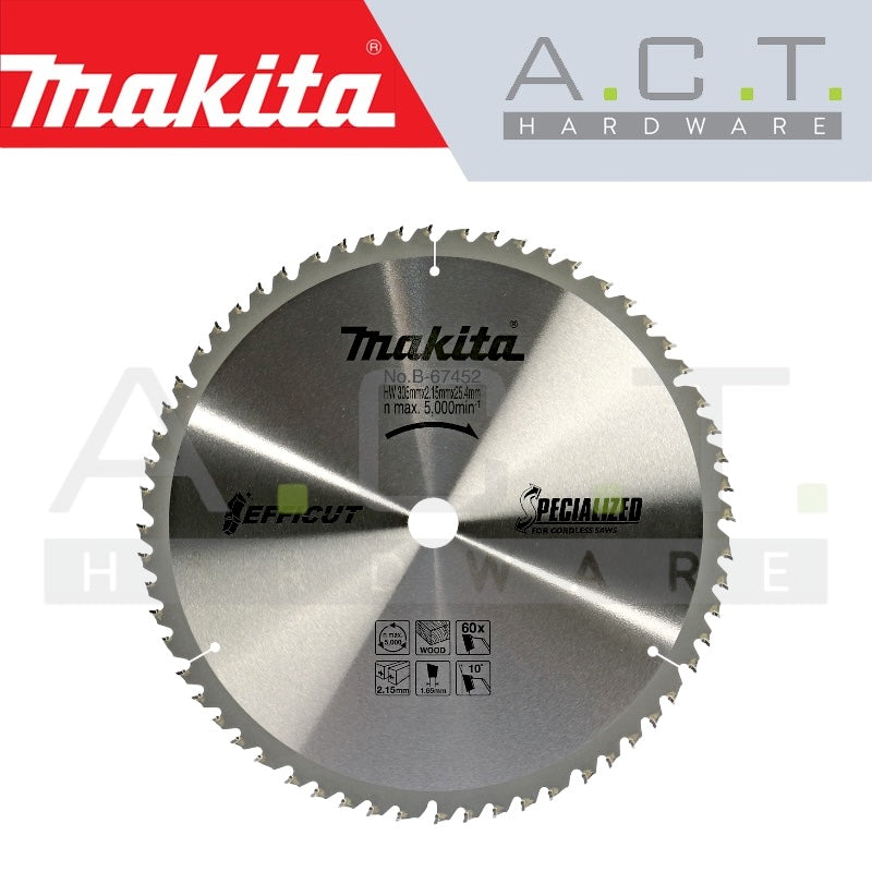 MAKITA T.C.T SAW BLADE FOR WOOD & CORDLESS COMPOUND SAW