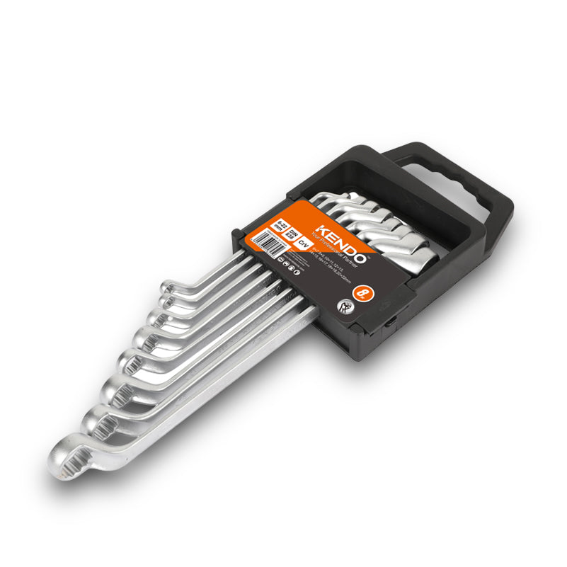 KENDO 8PC DOUBLE OFFSET RING SPANNER SET  - 15845 Secondary image