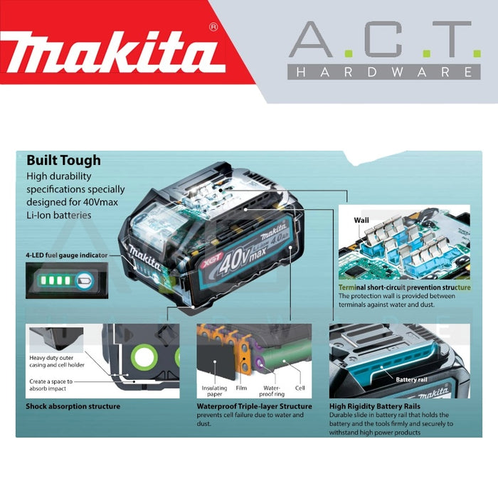 MAKITA BL4080F LI-ION BATTERY (BATTERY FUEL GAUGE)