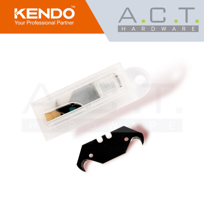 KENDO 10PC HOOK UTILITY KNIFE BLADES