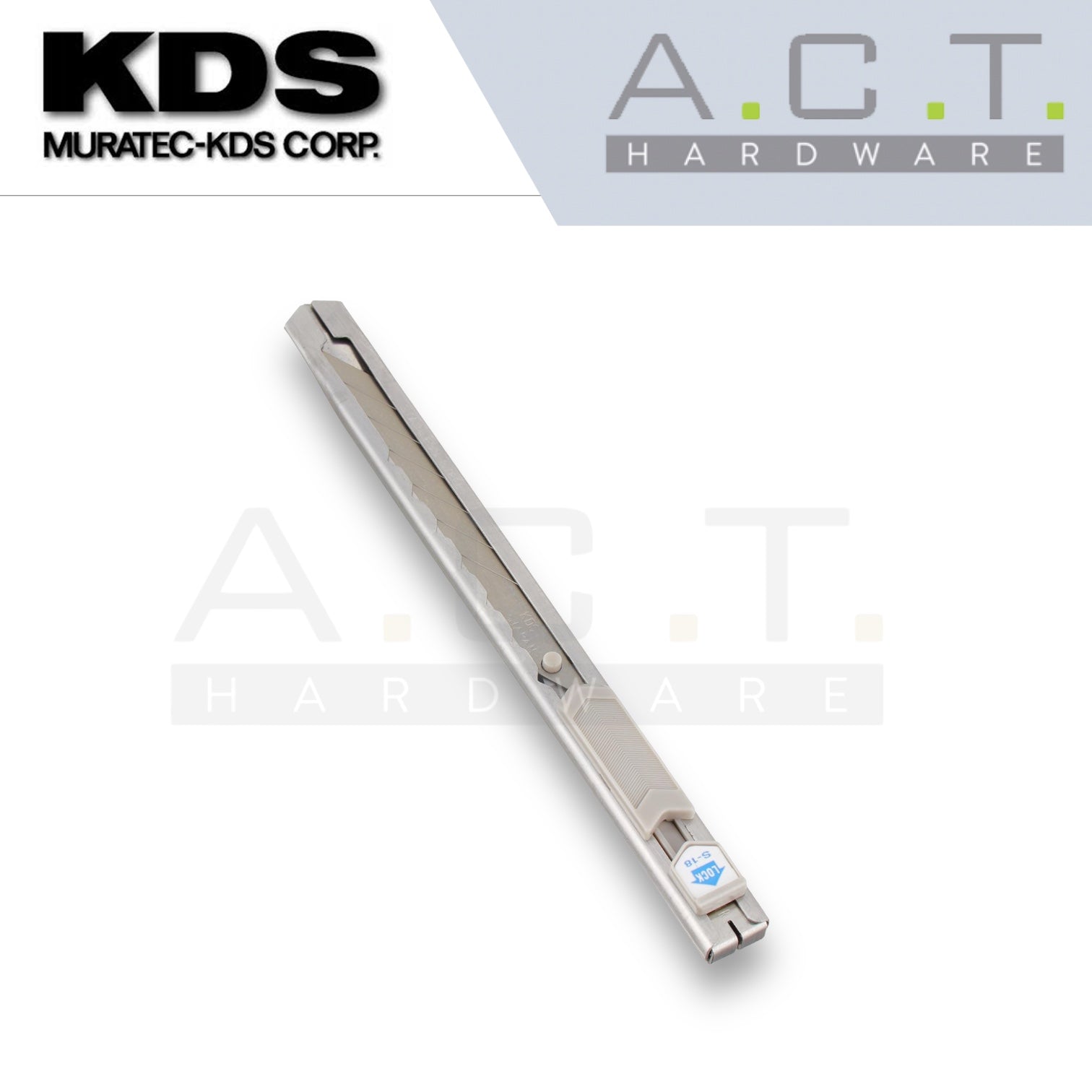 KDS S18, SLIM TRIM CUTTER 9MM WITH ANGLE BLADE Main image