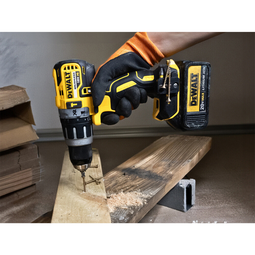 StealthMounts Stubby Magnetic Bit Holder for Dewalt XR & FLEXVOLT Tools [SKU: BH-DW-S-YLW-2]