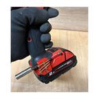StealthMounts Stubby Magnetic Bit Holder for Milwaukee M18 Tools [SKU: BH-M18-S-RED-2]