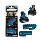 StealthMounts 45° & 90° Magnetic Bit Holder for Makita CXT, LXT & XGT Tools [SKU: BH-MK-4590-BLU]