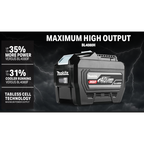 MAKITA BL4080H, 40V LI-ION BATTERY, 8.0AH (BATTERY FUEL GAUGE, HIGH OUTPUT, TABLESS CELL TECHNOLOGY)