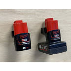 StealthMounts Battery Mounts for Milwaukee M12 Series [SKU: BM-MW12-RED-6]