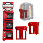 StealthMounts Battery Mounts for Milwaukee M18 Series [SKU: BM-MW18-RED-6]