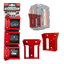 StealthMounts Battery Mounts for Milwaukee M18 Series [SKU: BM-MW18-RED-6]
