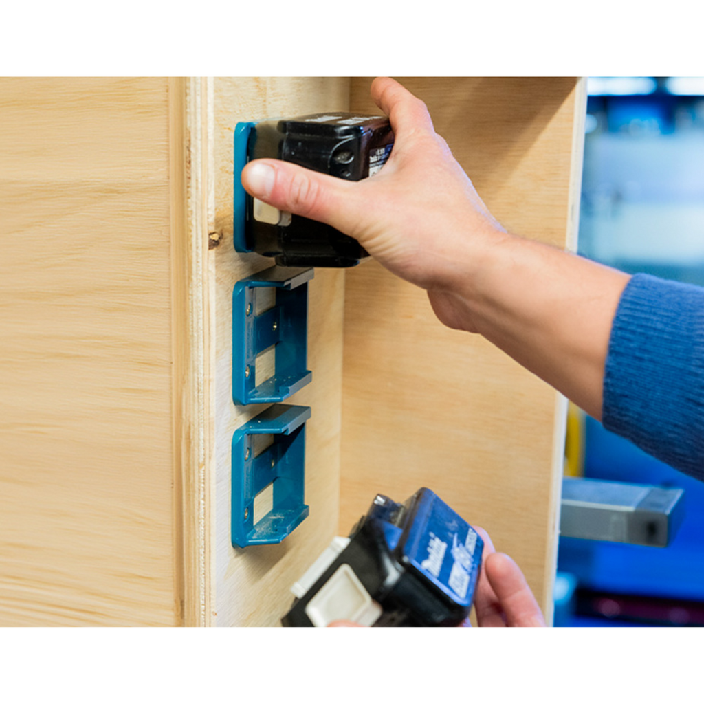 StealthMounts Battery Mounts for Makita 18V LXT Series [SKU: BM-MK18-BLU-6]
