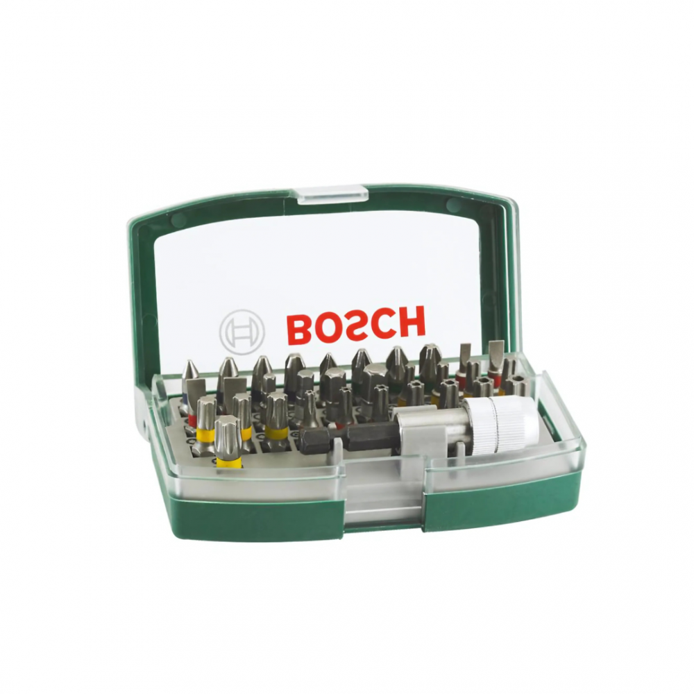 BOSCH 32PCS SCREWDRIVER BIT SET WITH COLOUR CODING