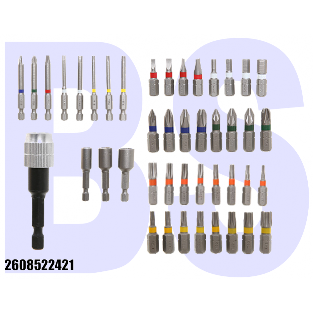 BOSCH 44PCS PICK & CLICK EXTRA HARD SCREWDRIVER BIT SET