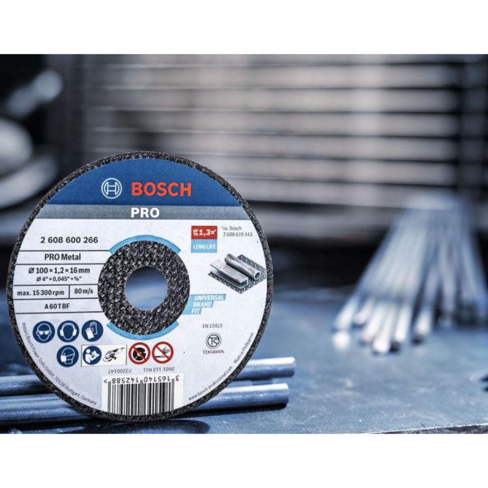 BOSCH PRO METAL CUTTING DISC 100 X 2 X 16 MM