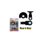 BOSCH 3PCS OMT HARDENED WOOD + METAL SET ACCESSORIES FOR MULTI-CUTTER VERSATILE STARLOCK TILE SET SCRAPER