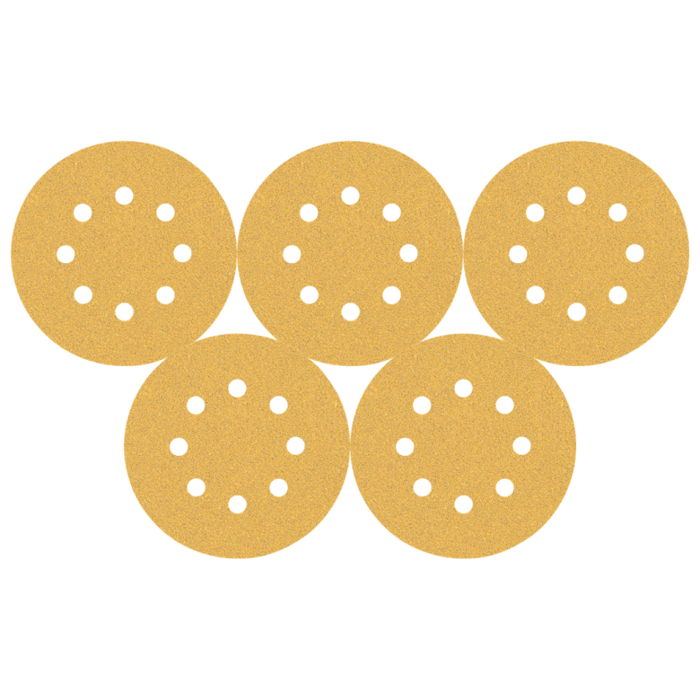 BOSCH EXPERT C470 125MM GRIT 60 TO GRIT 400 SANDPAPER WOOD & PAINT SANDING DISC (5PCS/PACK) 8 HOLES