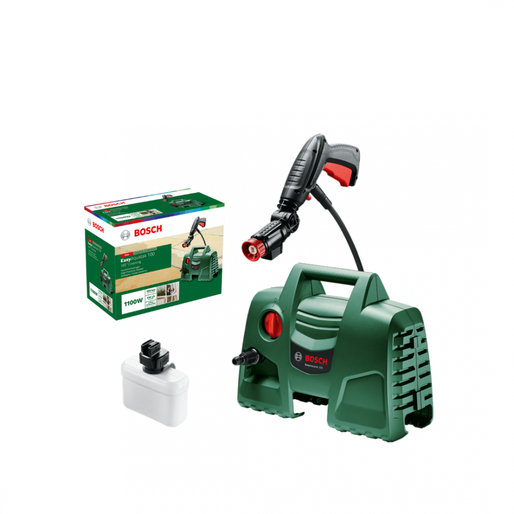 BOSCH EASYAQUATAK 100 PRO HIGH-PRESSURE WASHER / CLEANER C/W 360° TRIGGER GUN
