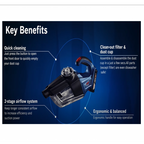 BOSCH GAS 18V-1 PRO CORDLESS VACUUM CLEANER (BARE UNIT)