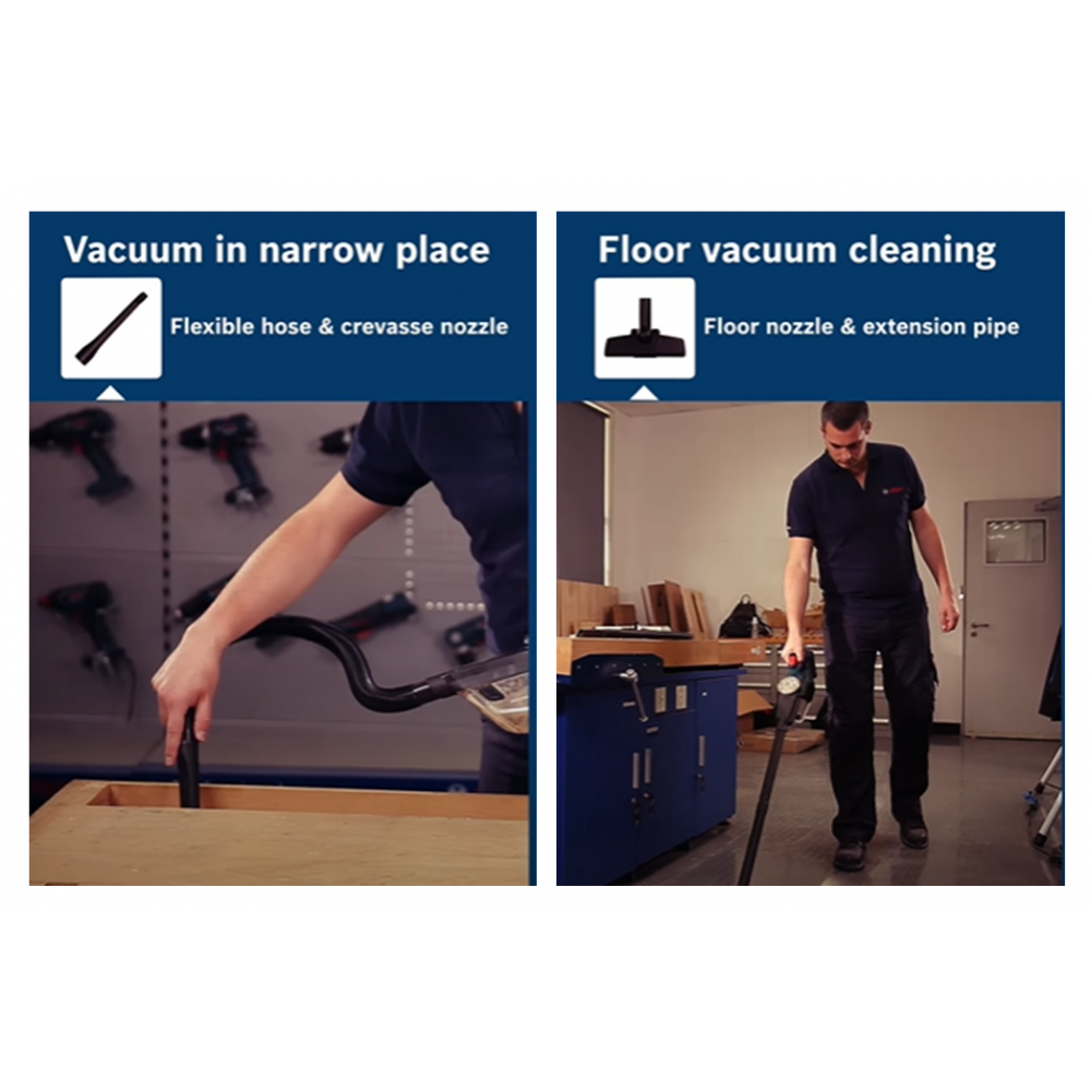 BOSCH GAS 18V-1 PRO CORDLESS VACUUM CLEANER (BARE UNIT)