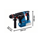 BOSCH GBH 187-LI PRO CORDLESS ROTARY HAMMER DRILL 18V ONE CHUCK