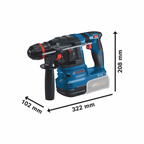 BOSCH GBH 18V-22X PRO CORDLESS ROTARY HAMMER DRILL WITH ONE CHUCK [BARE UNIT]