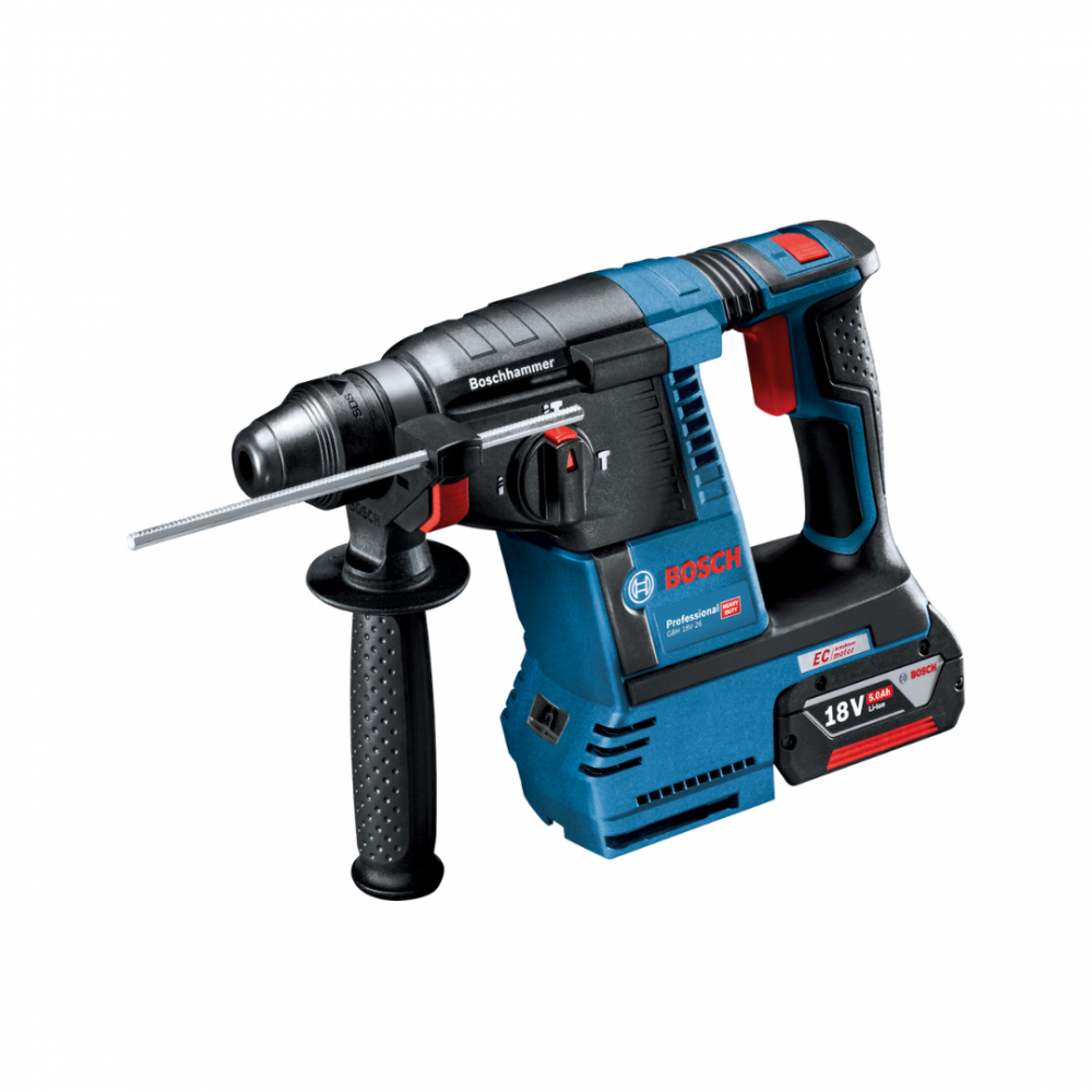BOSCH GBH 18V-26 WITH GDE 18V-16 CORDLESS ROTARY HAMMER DRILL SDS-PLUS WITH DUST EXTRACTOR SYSTEM