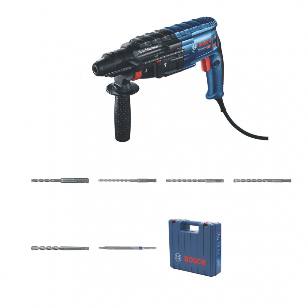 BOSCH GBH 2-24DRE PRO ROTARY HAMMER WITH SDS PLUS AND 790W MOTOR