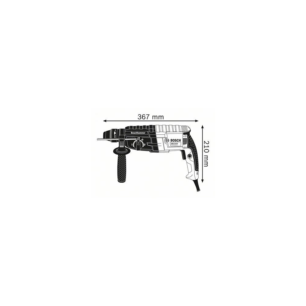 BOSCH GBH 2-24DRE PRO ROTARY HAMMER WITH SDS PLUS AND 790W MOTOR