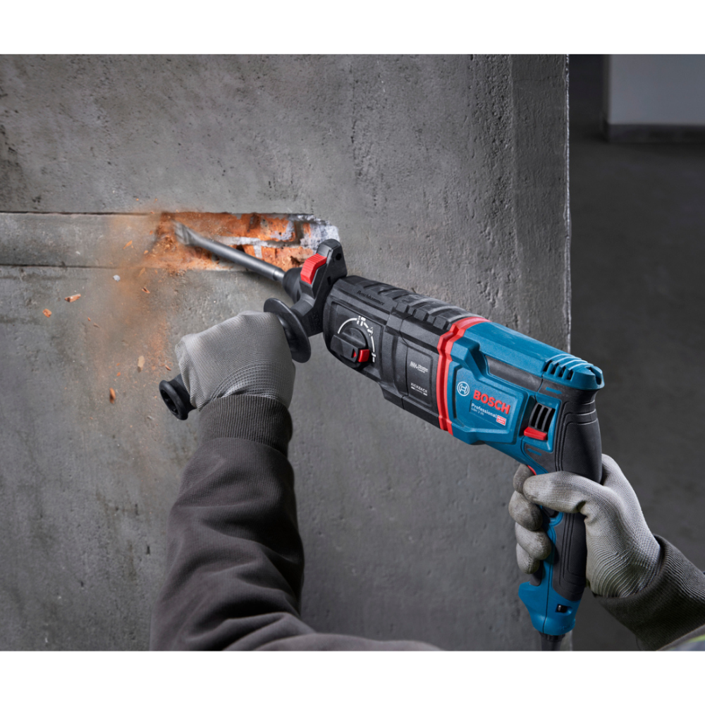 BOSCH GBH 2-26 PROFESSIONAL ROTARY HAMMER DRILL WITH SDS-PLUS 800W MOTOR [REPLACEMENT FOR GBH 2-26RE]