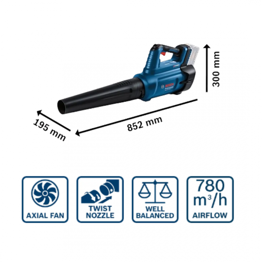 BOSCH GBL 18V-750 PRO CORDLESS BLOWER (BARE UNIT) Secondary image