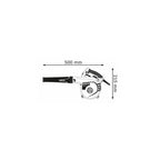 BOSCH GBL 82-270 PRO BLOWER WITH DUST EXTRACTION