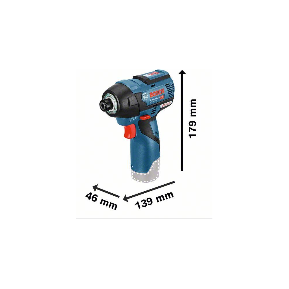BOSCH GDR 12V-EC PROFESSIONAL CORDLESS IMPACT DRIVER BRUSHLESS MOTOR