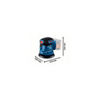 BOSCH GEX 185-LI PROFESSIONAL CORDLESS RANDOM ORBIT SANDER 5" (125MM) (BARE UNIT)