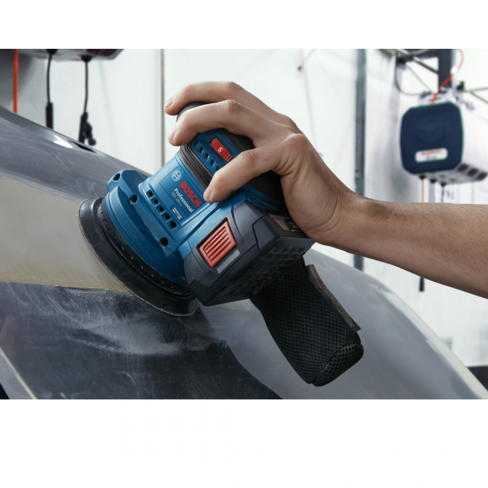 BOSCH GEX 185-LI PROFESSIONAL CORDLESS RANDOM ORBIT SANDER 5" (125MM) (BARE UNIT)