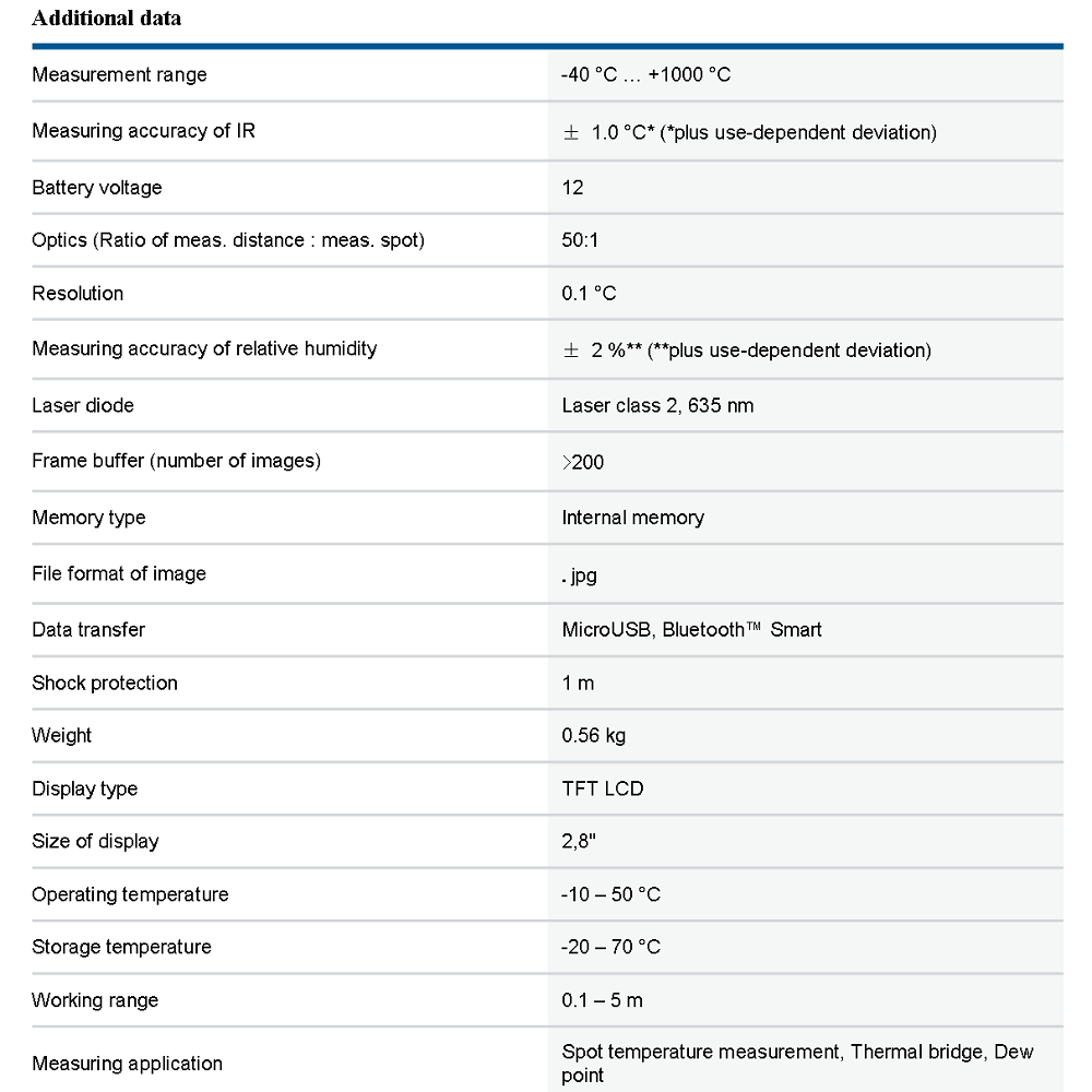 BOSCH GIS 1000C PRO THERMO DETECTOR