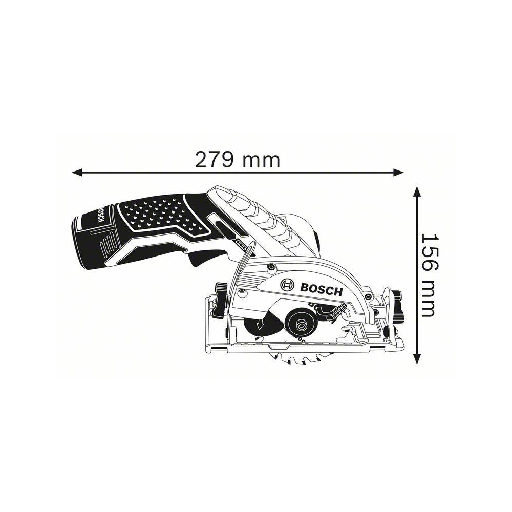 BOSCH GKS 12V-LI PRO CORDLESS CIRCULAR SAW (BARE UNIT)