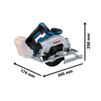 BOSCH GKS 18V-57-2GX PRO CORDLESS CIRCULAR SAW 165MM (BARE UNIT)