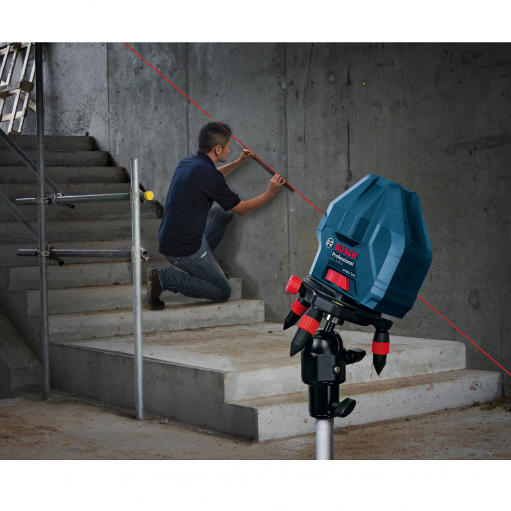 BOSCH GLL 3-15X PROFESSIONAL LINE LASER 360° ROTATING PLATFORM