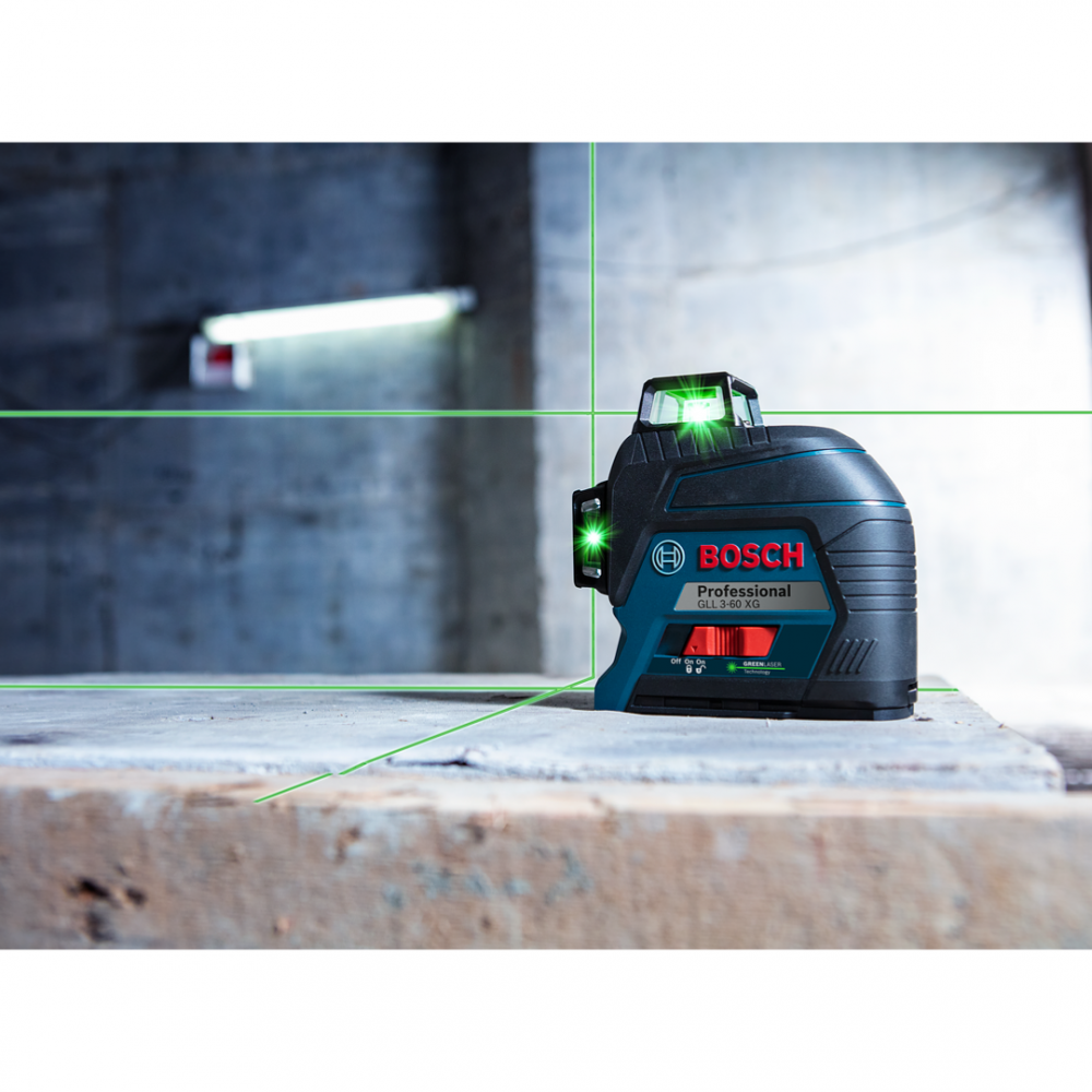 BOSCH GLL 3-60XG PROFESSIONAL LASER MEASURE GREEN LINE LASER UP TO 30M WITH 360°