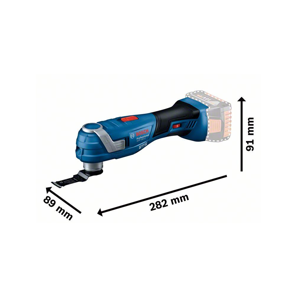 BOSCH GOP 185-LI PRO CORDLESS MULTI-CUTTER (BARE UNIT)