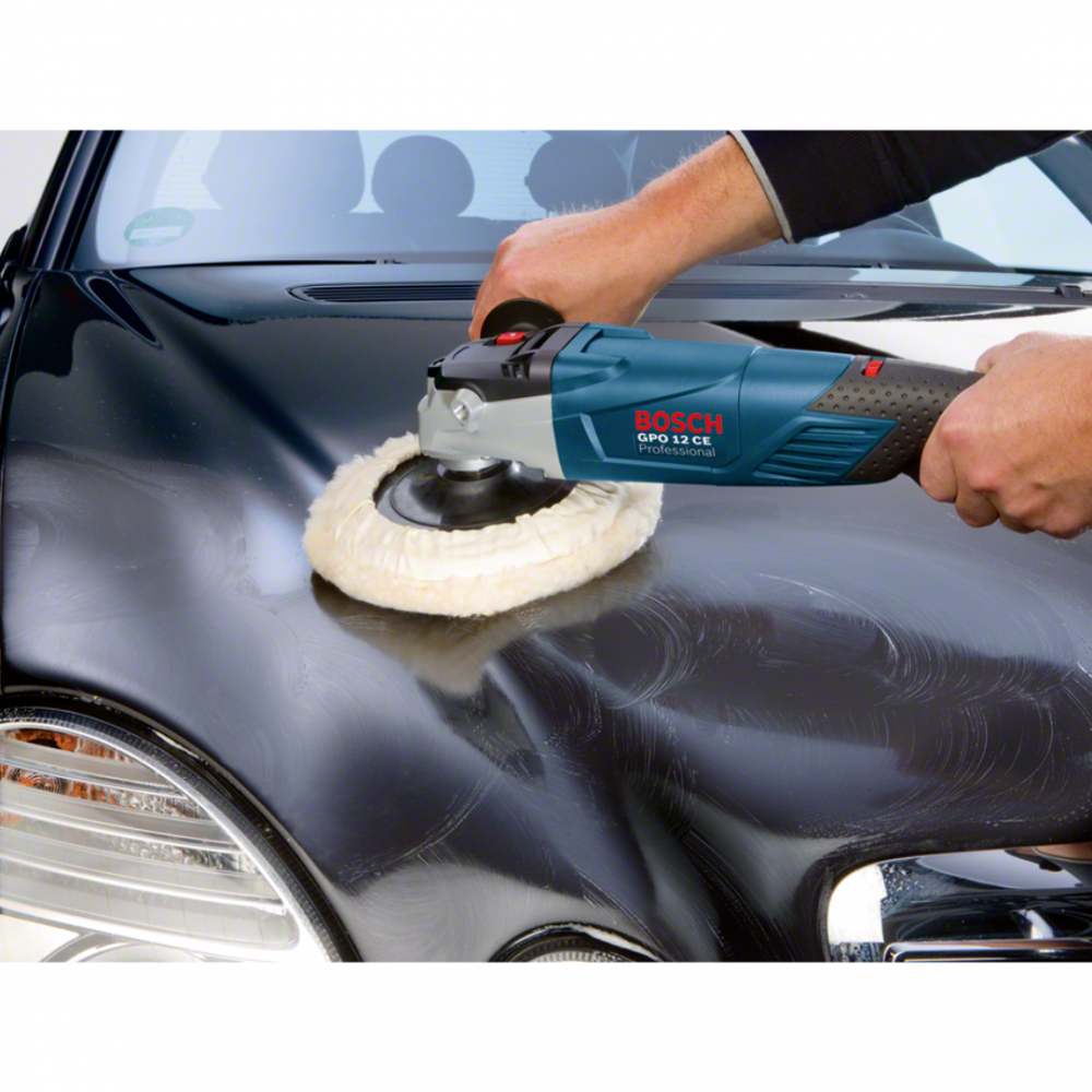 BOSCH GPO 12CE PRO POLISHER WITH ACCESSORIES
