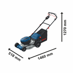 BOSCH GRA 18V2-46 PRO CORDLESS LAWN MOWER (BARE UNIT)