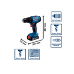 BOSCH GSB 183-LI PRO CORDLESS IMPACT DRILL DRIVER