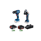 BOSCH COMBO KIT CORDLESS DRILL & CORDLESS ANGLE GRINDER GSB 185-LI WITH GWS 180-LI COMES WITH BATTERY & CHARGER