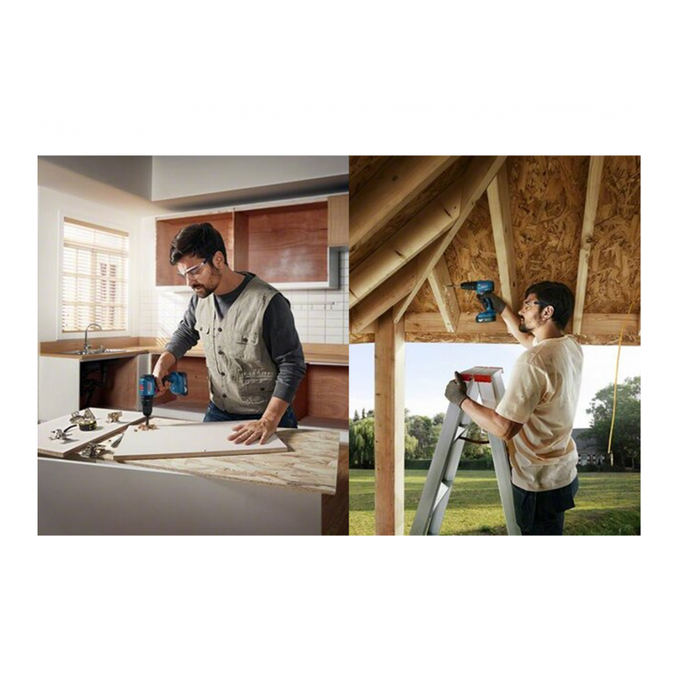 BOSCH COMBO KIT CORDLESS DRILL & CORDLESS ANGLE GRINDER GSB 185-LI WITH GWS 180-LI COMES WITH BATTERY & CHARGER