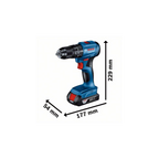 BOSCH GSB 185-LI PRO CORDLESS COMBI IMPACT DRILL