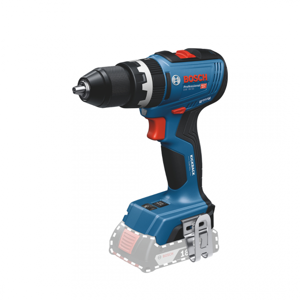BOSCH GSB 18V-65 PRO CORDLESS IMPACT DRILL DRIVER BRUSHLESS MOTOR WITH L-CASE