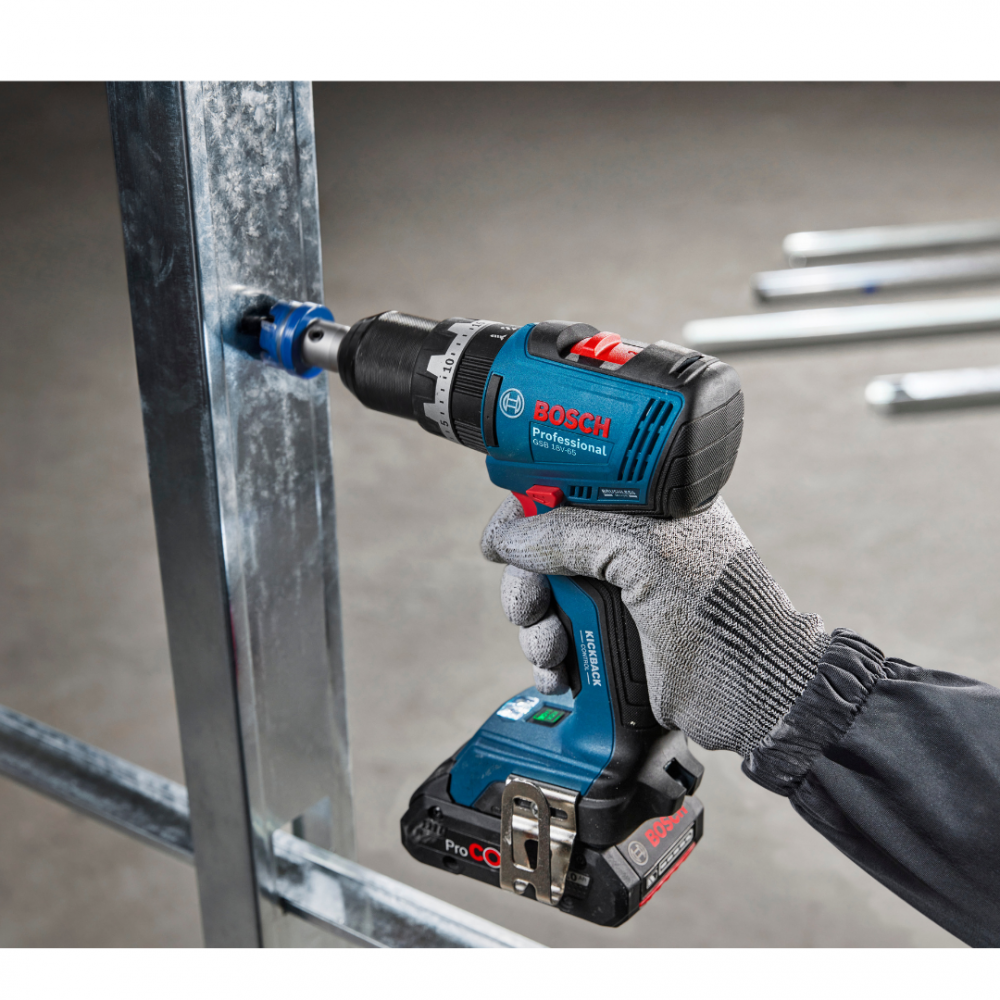 BOSCH GSB 18V-65 PRO CORDLESS IMPACT DRILL DRIVER BRUSHLESS MOTOR WITH L-CASE